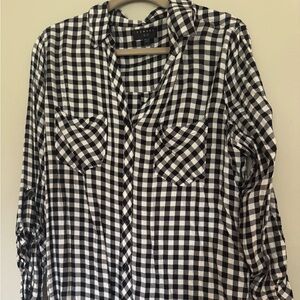 Oversized style button up